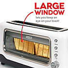 Alternate image 7 for Dash&reg; Clear View 2-Slice Toaster in White
