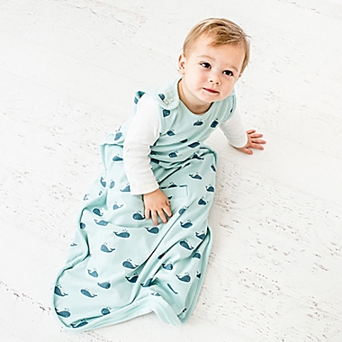 Woolino&reg; 4 Season Baby Sleep Bag in Whales. View a larger version of this product image.