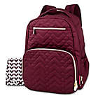 Alternate image 0 for Fisher-Price&reg; Quilted Backpack Diaper Bag in Burgundy