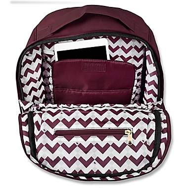 Fisher-Price&reg; Quilted Backpack Diaper Bag in Burgundy. View a larger version of this product image.