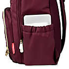 Alternate image 3 for Fisher-Price&reg; Quilted Backpack Diaper Bag in Burgundy