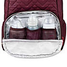 Alternate image 5 for Fisher-Price&reg; Quilted Backpack Diaper Bag in Burgundy