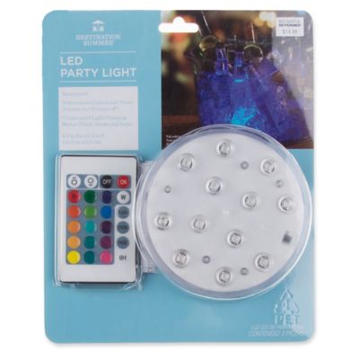 8 pc w/ remote LED Light Puck or Pod Remote Control LED Submersible Lights 