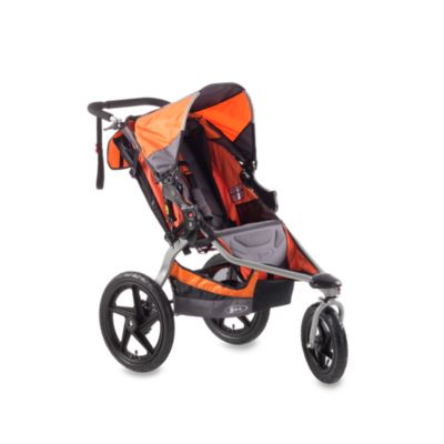 bob stroller orange