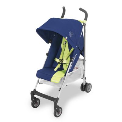 maclaren stroller blue