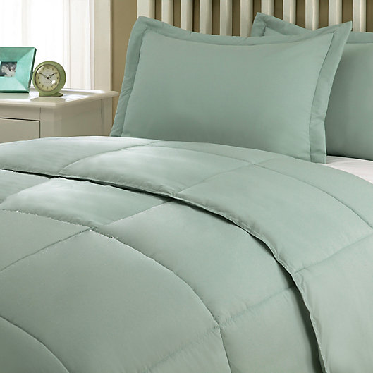 Alternate image 1 for Clean Living Stain/Water Resistant 2-Piece Twin/Twin XL Comforter Set