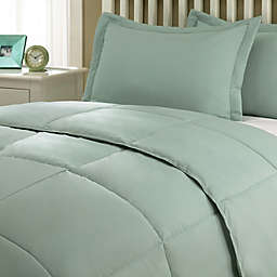 Clean Living Stain/Water Resistant 2-Piece Twin Comforter Set in Sage