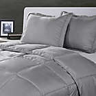 Alternate image 0 for Clean Living Stain/Water Resistant 2-Piece Twin/Twin XL Comforter Set in Silver
