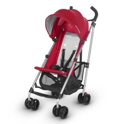 red umbrella stroller