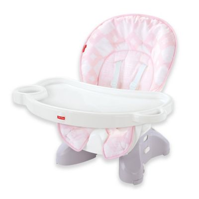 pink baby high chair
