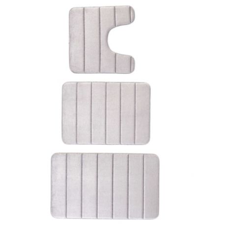 Victoria Classics Channel Stitch Memory Foam Bath Mat Bed Bath