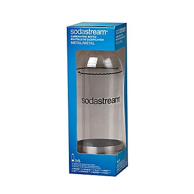 SodaStream&reg; Classic 1-Liter Carbonating Bottle in Stainless Steel. View a larger version of this product image.