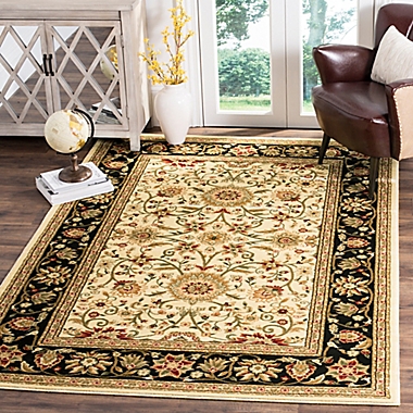 Safavieh Lyndhurst Traditional 8-Foot x 11-Foot Rug in Ivory and Black. View a larger version of this product image.