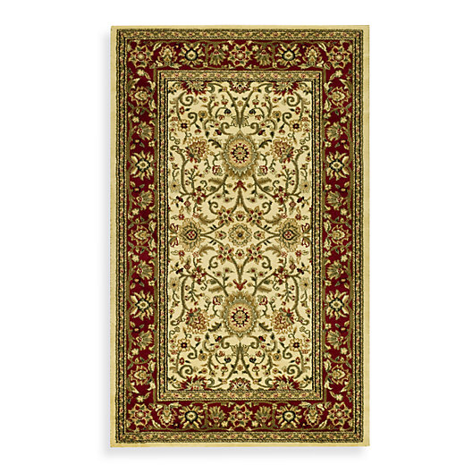 Alternate image 1 for Safavieh Lyndhurst Print Collection Rugs in Ivory/Red