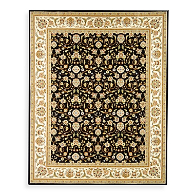 Safavieh Lyndhurst Black Scroll Pattern 2&#39; 3&quot; x 12&#39; Runner. View a larger version of this product image.