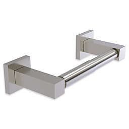 Allied Brass Montero Collection Contemporary Two Post Toilet Paper Holder in Satin Nickel