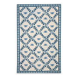 Safavieh Chelsea Collection Wool Round Rug in Light Blue