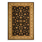 Alternate image 0 for Safavieh Lyndhurst Scroll Pattern 5-Foot 3-Inch x 7-Foot 6-Inch Rectangle Rug in Black and Ivory