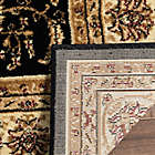 Alternate image 2 for Safavieh Lyndhurst Scroll Pattern 6-Foot x 9-Foot Rug in Black and Ivory