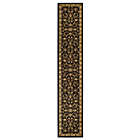 Alternate image 4 for Safavieh Lyndhurst Scroll Pattern 5-Foot 3-Inch x 7-Foot 6-Inch Rectangle Rug in Black and Ivory