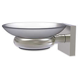 Allied Brass Montero Collection Wall Mounted Soap Dish in Satin Nickel