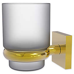Allied Brass Montero Collection Wall Mounted Tumbler Holder in Polished Brass