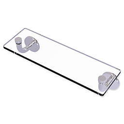 Allied Brass Remi Collection 16-Inch Glass Vanity Shelf  with Beveled Edges in Polished Chrome