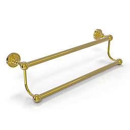 Allied Brass Dottingham Collection 24-Inch Double Towel Bar in Polished Brass