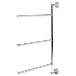 Allied Brass Dottingham Collection 3-Swing Arm Vertical 28-Inch Towel Bar