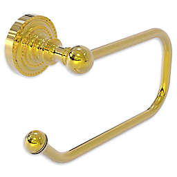 Allied Brass Dottingham Collection European Style Toilet Paper Holder in Polished Brass