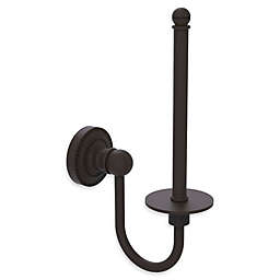 Allied Brass Dottingham Collection Upright Toilet Paper Holder in Oil Rubbed Bronze