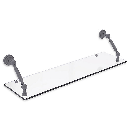 Allied Brass Dottingham Collection, Bed Bath And Beyond Glass Bathroom Shelves