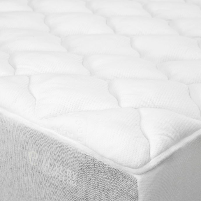 Eluxurysupply Rayon From Bamboo Blend Mattress Pad In White Bed