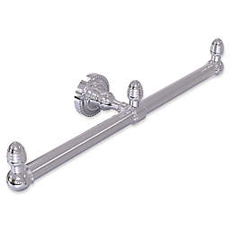 Allied Brass Dottingham Collection 2-Arm Guest Towel Holder in Polished Chrome