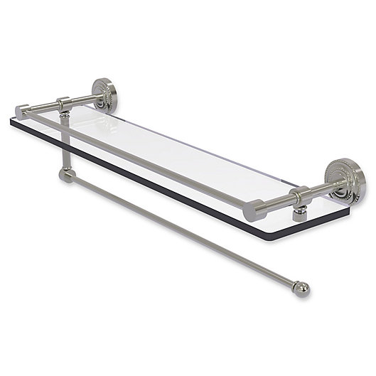 Alternate image 1 for Allied Brass Dottingham Collection Paper Towel Holder with 22-Inch Gallery Shelf