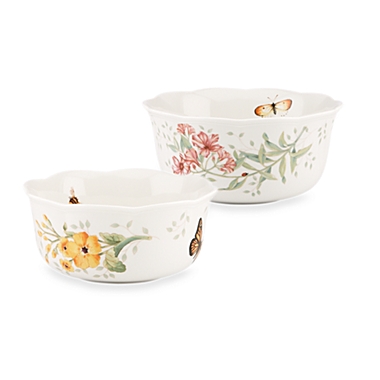 Lenox&reg; Butterfly Meadow&reg; Nesting Bowl (Set of 2). View a larger version of this product image.