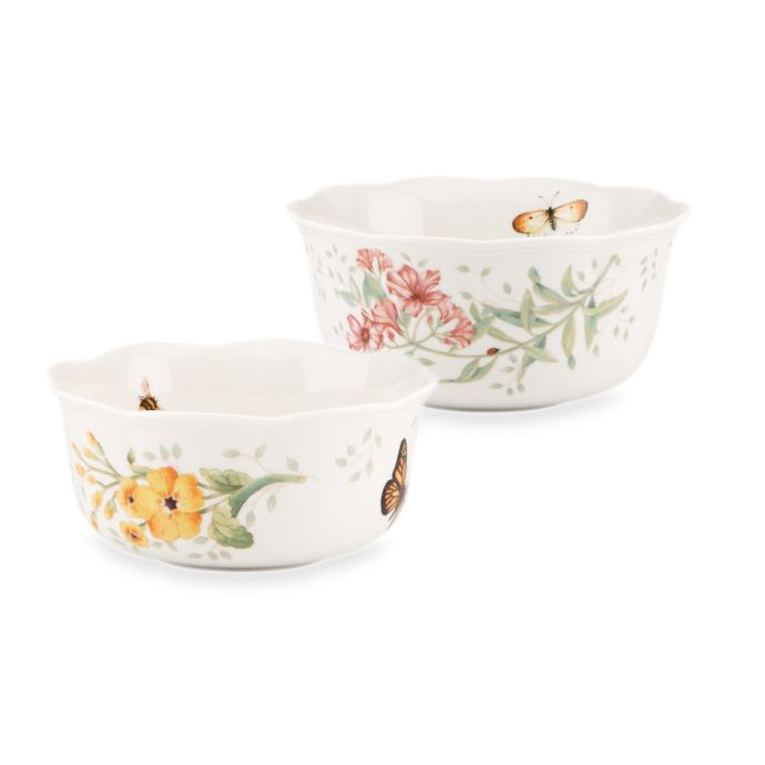 Lenox® Butterfly Meadow® Nesting Bowl (Set of 2) Bed Bath and Beyond