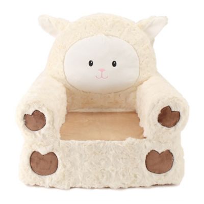 plush lamb chair