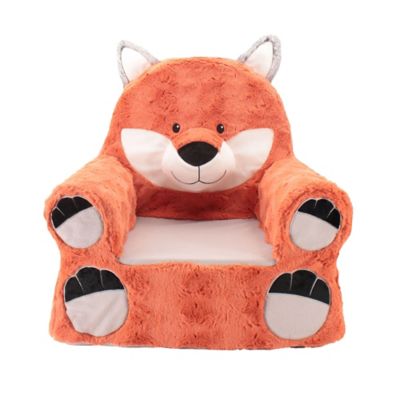 plush fox chair