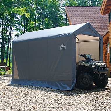 ShelterLogic&reg; 6-Foot x 12-Foot x 8-Foot Shed-in-a-Box&reg; in Grey. View a larger version of this product image.
