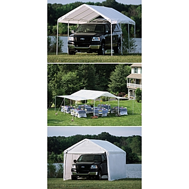 ShelterLogic&reg; Max AP&#153; Canopy 10-Foot x 20-Foot 3-in-1 Pack in White. View a larger version of this product image.