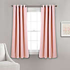 Alternate image 0 for Insulated 63-Inch Grommet Room Darkening Window Curtain Panels in Pink (Set of 2)