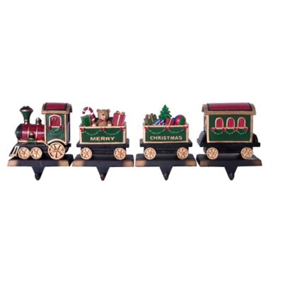 train stocking holder set of 5