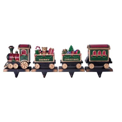 train stocking holder set of 5