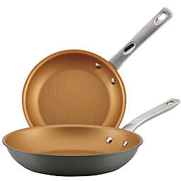 Ayesha Curry™ Hard Anodized Aluminum Skillet Twin Pack in Charcoal Grey