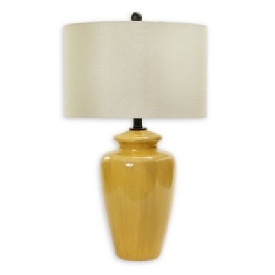 mustard coloured table lamps