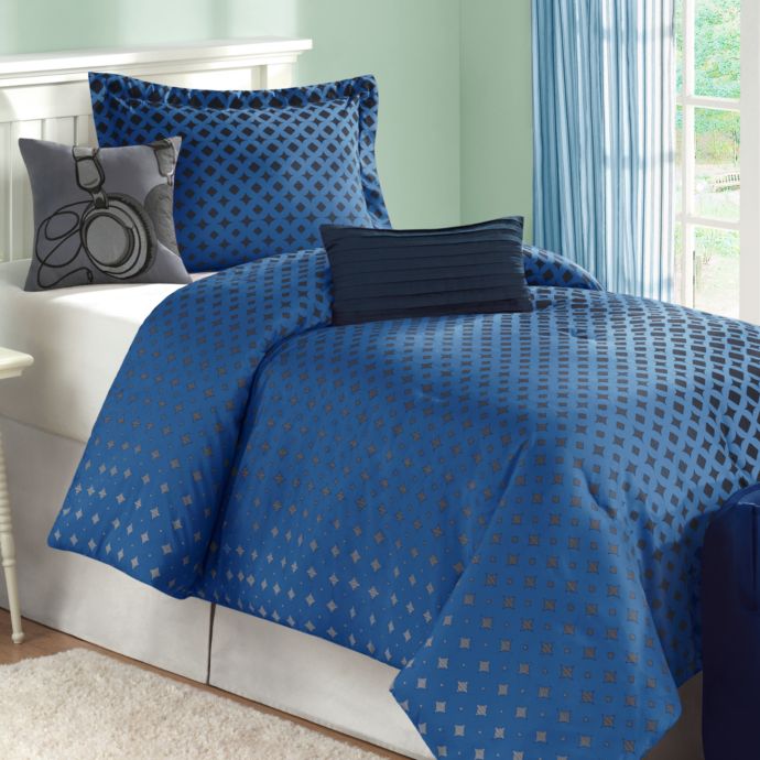 Dayton Blue Comforter Set Bed Bath Beyond