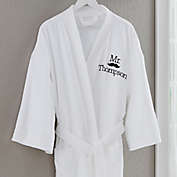 &quot;Mr.&quot; Better Together Embroidered Robe