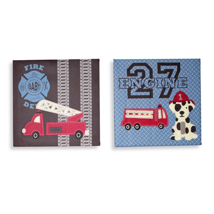 Nojo Engine 27 Wall Art Set Of 2 Buybuy Baby