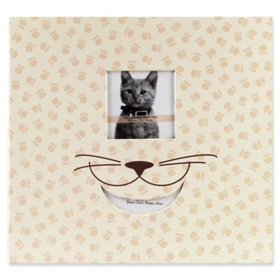 Cat-Themed Scrapbook with Window